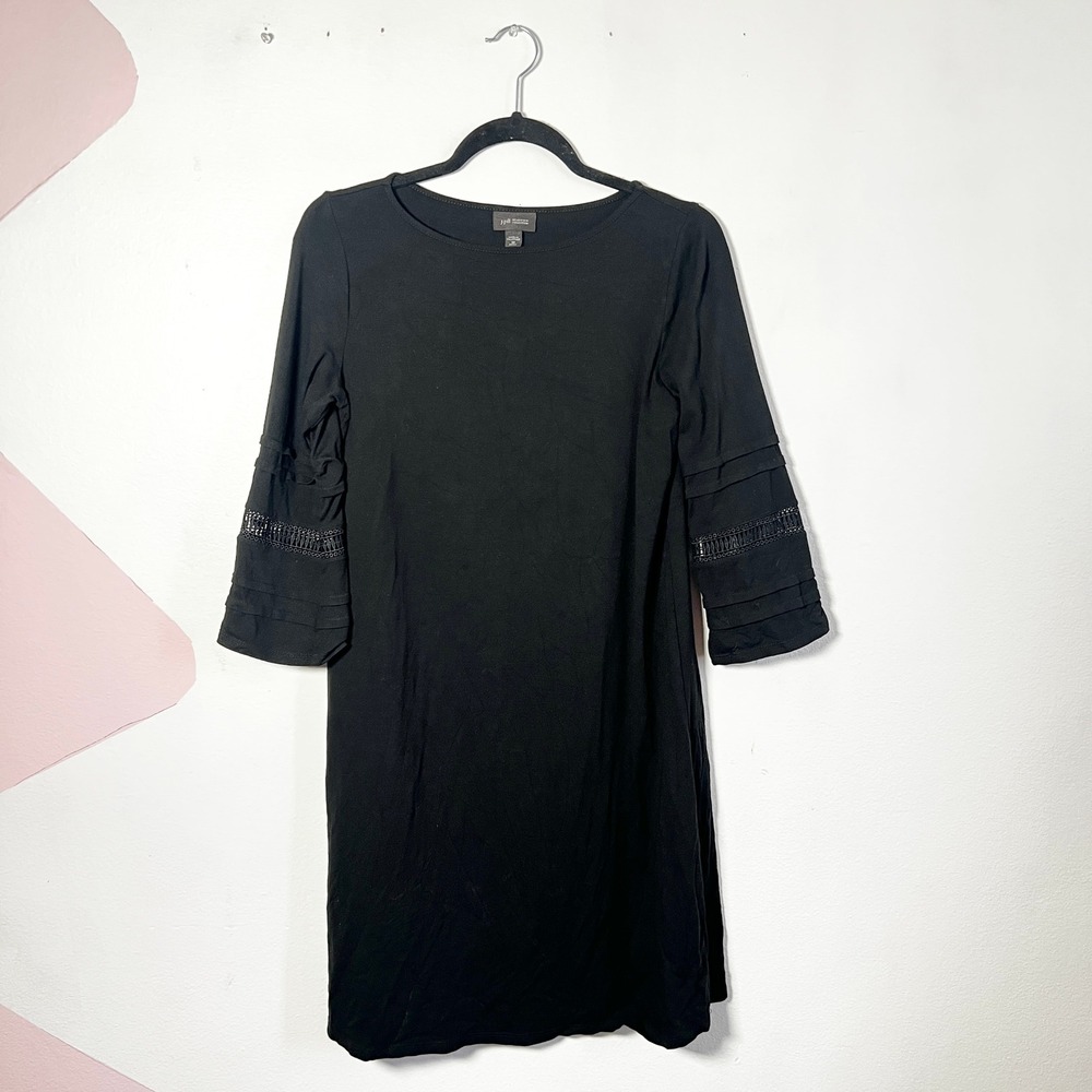 J.‎ Jill Wearever Collection Womens Dress 3/4 Sleeve Knee Jersey Knit XS